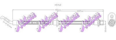 H5768 KAWE Тормозной шланг