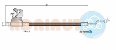 1012491 ADRIAUTO Тормозной шланг