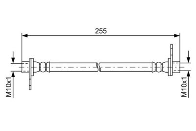 1987481585 BOSCH Тормозной шланг