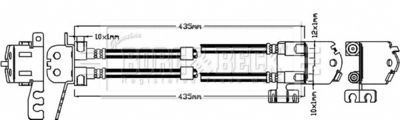 BBH8306 BORG & BECK Тормозной шланг