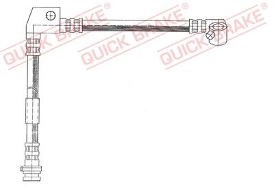 50988 QUICK BRAKE Тормозной шланг