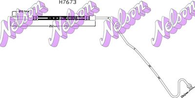 H7673 KAWE Тормозной шланг