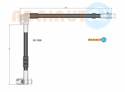 281266 ADRIAUTO Тормозной шланг