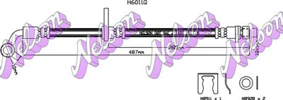 H6011Q KAWE Тормозной шланг