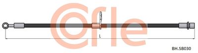 92BHSB030 COFLE Тормозной шланг