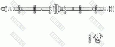 9002223 GIRLING Тормозной шланг