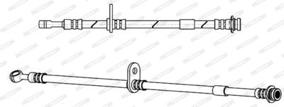 FHY2689 FERODO Тормозной шланг