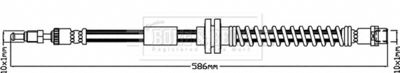 BBH8089 BORG & BECK Тормозной шланг