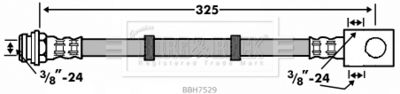 BBH7529 BORG & BECK Тормозной шланг