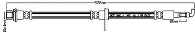 JBH1147L JURATEK Тормозной шланг