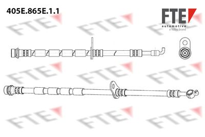 405E865E11 FTE Тормозной шланг