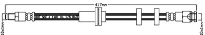 JBH1321 JURATEK Тормозной шланг