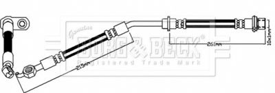 BBH8341 BORG & BECK Тормозной шланг