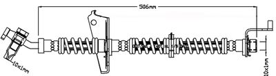 JBH1298R JURATEK Тормозной шланг