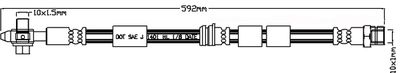 JBH1140 JURATEK Тормозной шланг