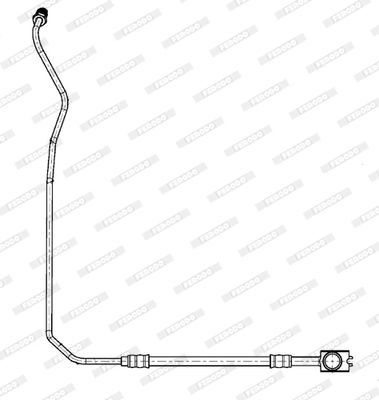 FHY3066 FERODO Тормозной шланг