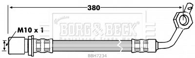 BBH7234 BORG & BECK Тормозной шланг