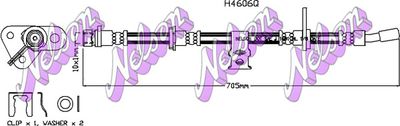 H4606Q KAWE Тормозной шланг