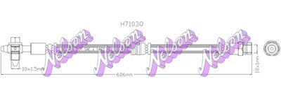 H7103Q KAWE Тормозной шланг