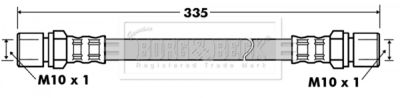 BBH7199 BORG & BECK Тормозной шланг