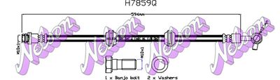 H7859Q KAWE Тормозной шланг