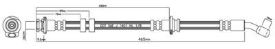 VBH905 MOTAQUIP Тормозной шланг