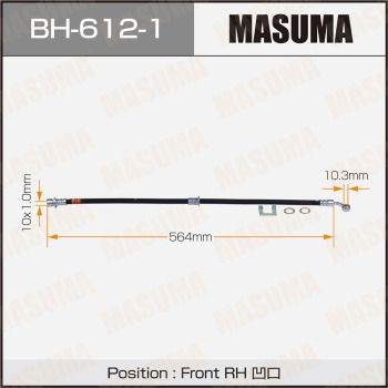 BH6121 MASUMA Тормозной шланг