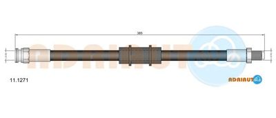 111271 ADRIAUTO Тормозной шланг
