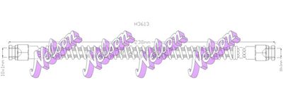 H3613 KAWE Тормозной шланг