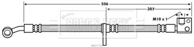 BBH7754 BORG & BECK Тормозной шланг