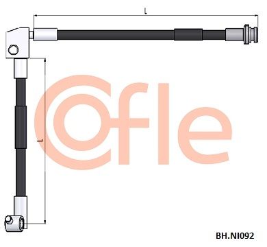 92BHNI092 COFLE Тормозной шланг