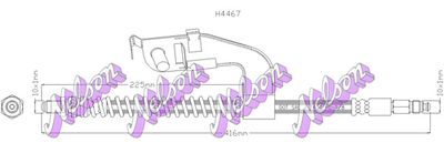 H4467 KAWE Тормозной шланг