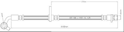 VBH1195 MOTAQUIP Тормозной шланг