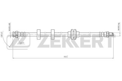 BS9450 ZEKKERT Тормозной шланг