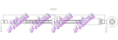 H6254 KAWE Тормозной шланг