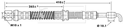 BBH6942 BORG & BECK Тормозной шланг