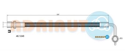 461248 ADRIAUTO Тормозной шланг