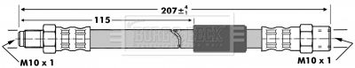 BBH6846 BORG & BECK Тормозной шланг