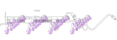 H4581 KAWE Тормозной шланг