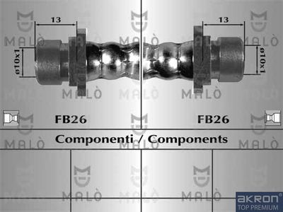 80979 AKRON-MALÒ Тормозной шланг