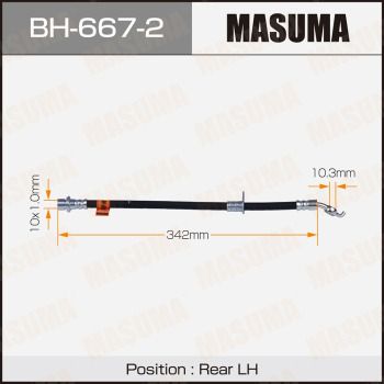 BH6672 MASUMA Тормозной шланг