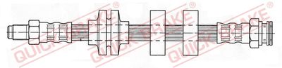 37904 QUICK BRAKE Тормозной шланг