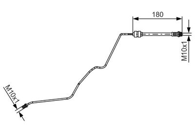 1987481420 BOSCH Тормозной шланг