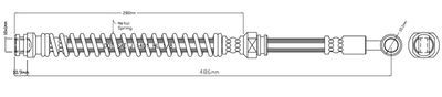 VBH1028 MOTAQUIP Тормозной шланг