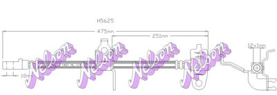 H5625 KAWE Тормозной шланг