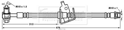 BBH7736 BORG & BECK Тормозной шланг