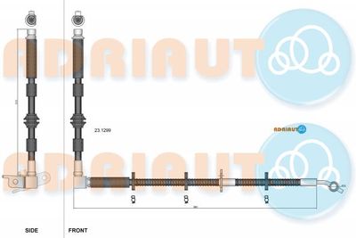 231299 ADRIAUTO Тормозной шланг
