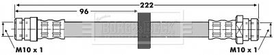 BBH6658 BORG & BECK Тормозной шланг