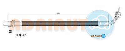 5212142 ADRIAUTO Тормозной шланг