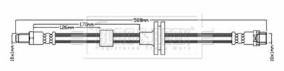 BBH7086 BORG & BECK Тормозной шланг